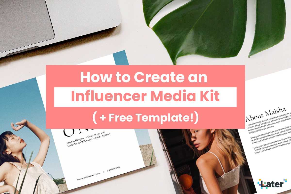How To Create An Influencer Marketing Kit (+ Free Photoshop Intended For Rate Card Template Word