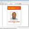 How To Design Id Card In Coreldraw – Free Tutorials For With Id Card Template For Microsoft Word