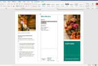 How To Make A Brochure On Microsoft Word in Office Word Brochure Template