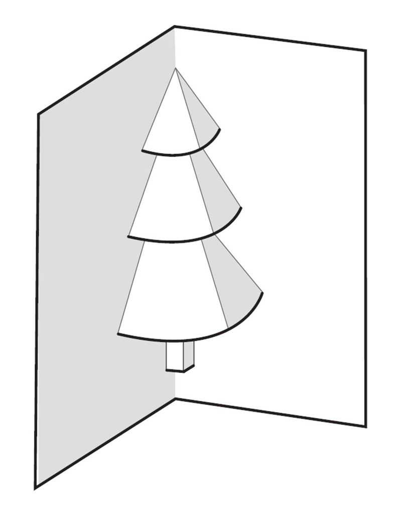 How To Make A Pop Up Christmas Tree Card : 6 Steps Intended For Pop Up Tree Card Template