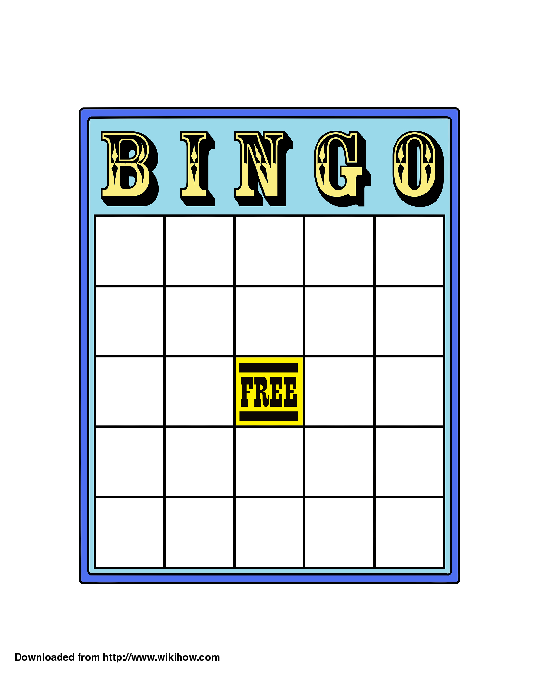 How To Play Bingo: 13 Steps (With Pictures) – Wikihow With Blank Bingo Card Template Microsoft Word
