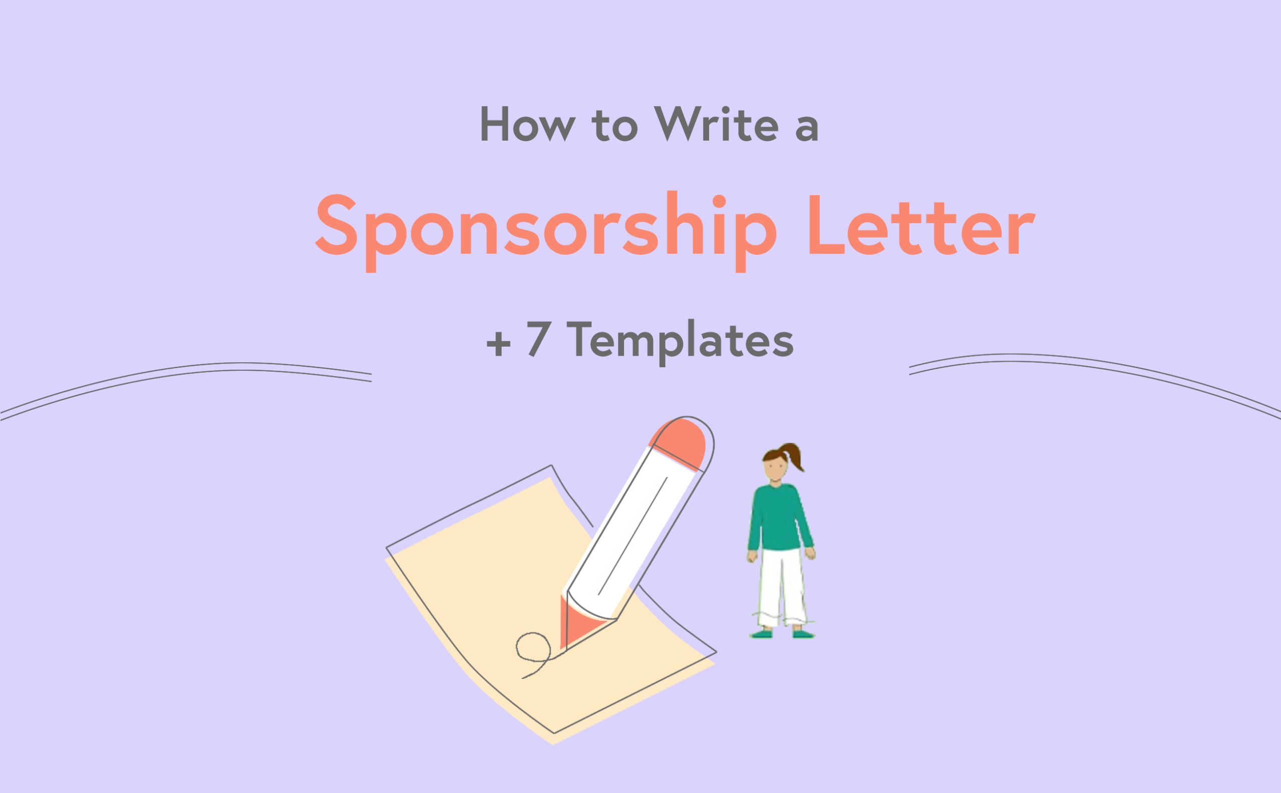 How To Write A Sponsorship Letter (+ 7 Templates) | Wild Regarding Sponsor Card Template