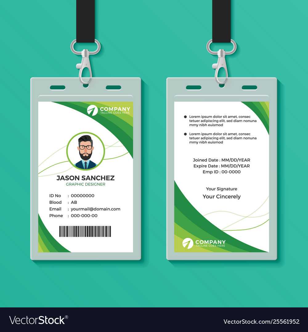 Id Card Company Design – Kaser.vtngcf In Company Id Card Design Template