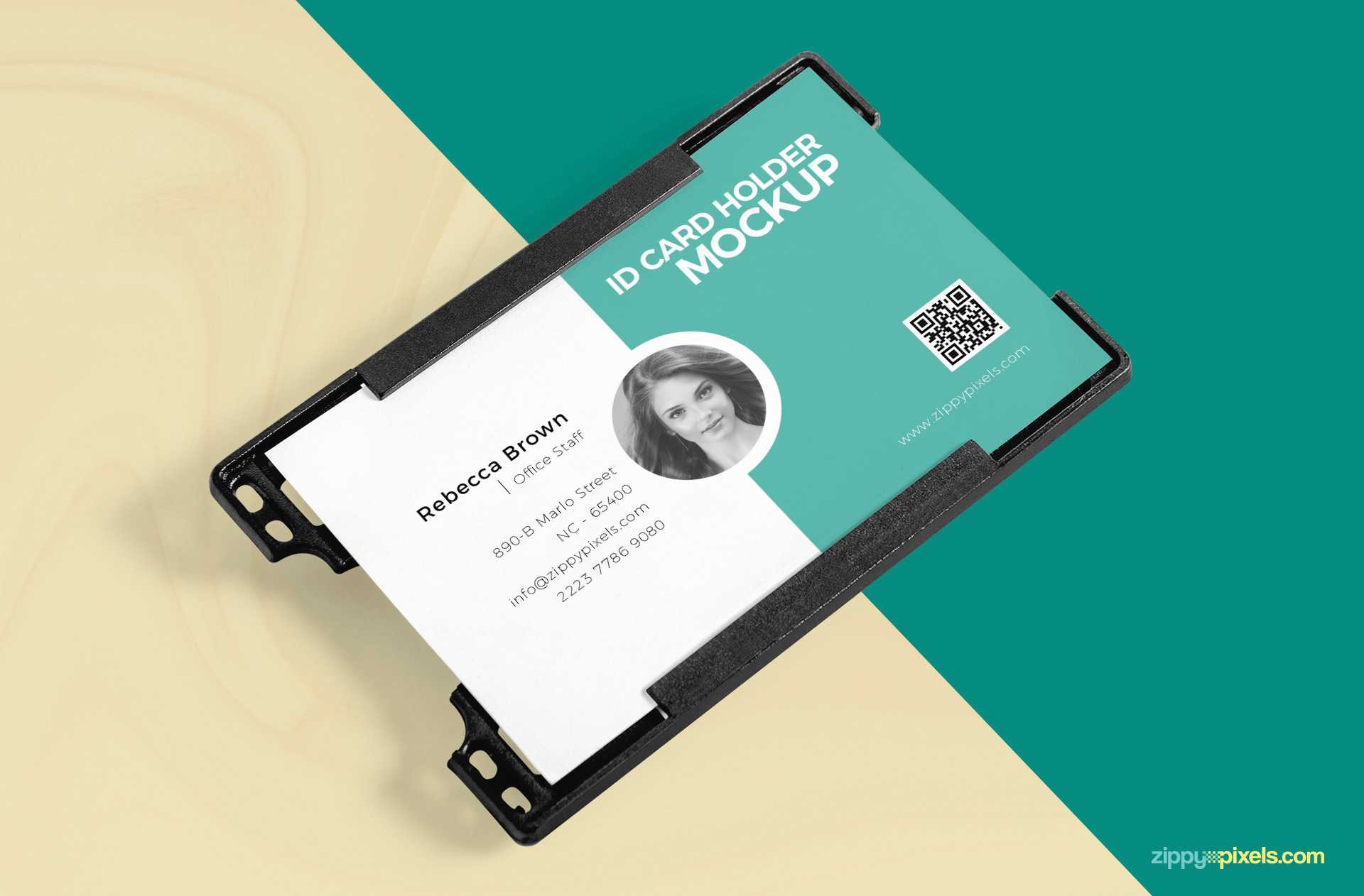 Id Card Holder Mockup | Free Psd Download | Zippypixels For Id Card Design Template Psd Free Download