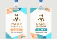 Id Card Template Plastic Badge with regard to Conference Id Card Template