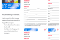 In Case Of Emergency Card Template - Business Template pertaining to In Case Of Emergency Card Template