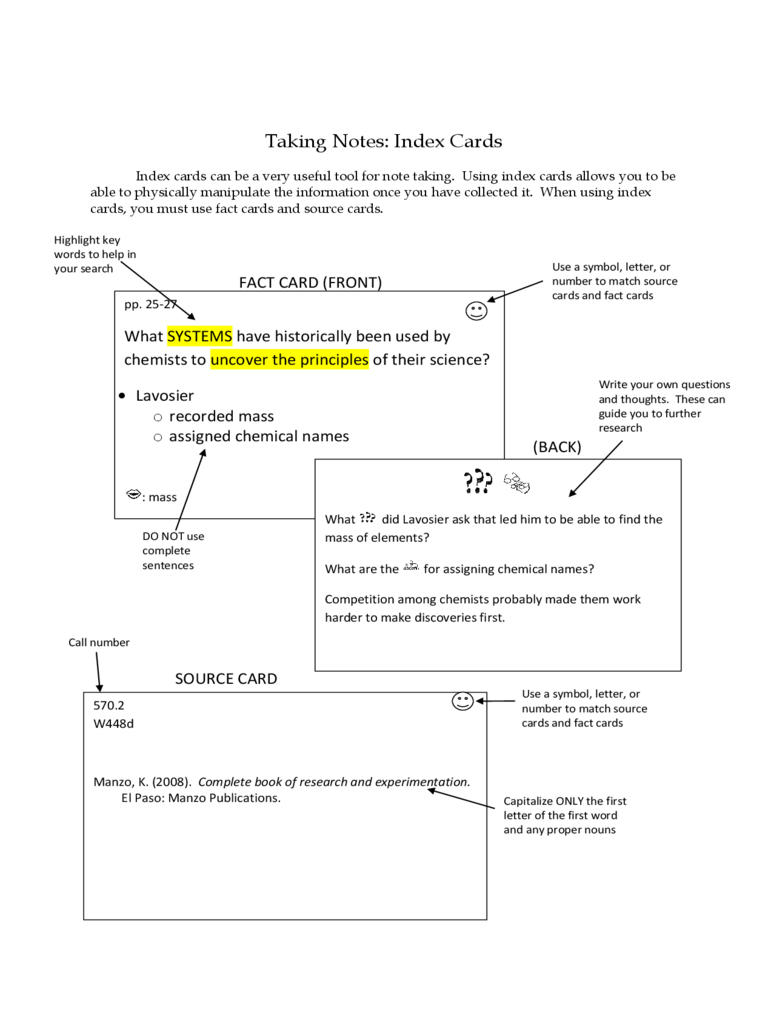 Index Card Template - 4 Free Templates In Pdf, Word, Excel With Microsoft Word Index Card Template