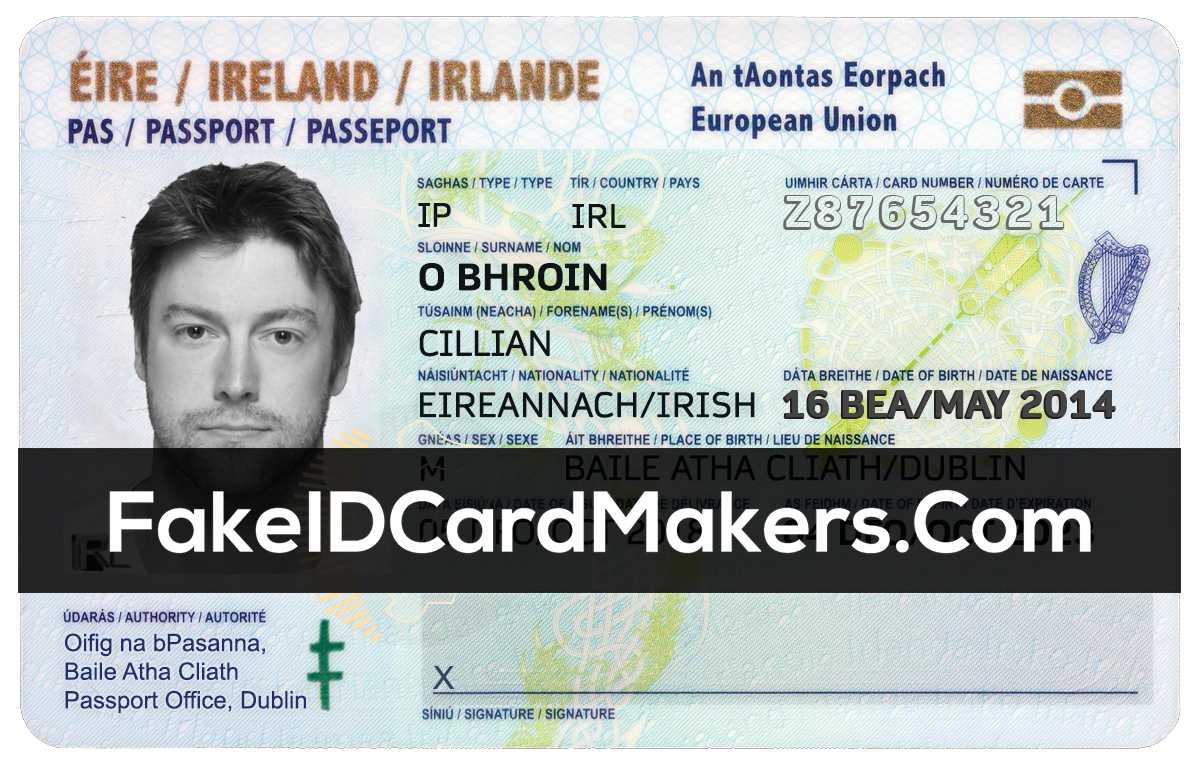 Ireland Id Card Template Psd [Irish Proof Of Identity] Throughout Ssn Card Template