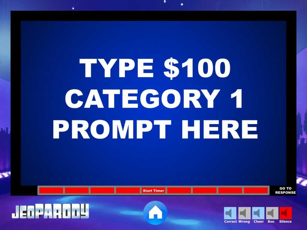 Jeopardy Powerpoint Game Template – Youth Downloadsyouth For Jeopardy Powerpoint Template With Sound