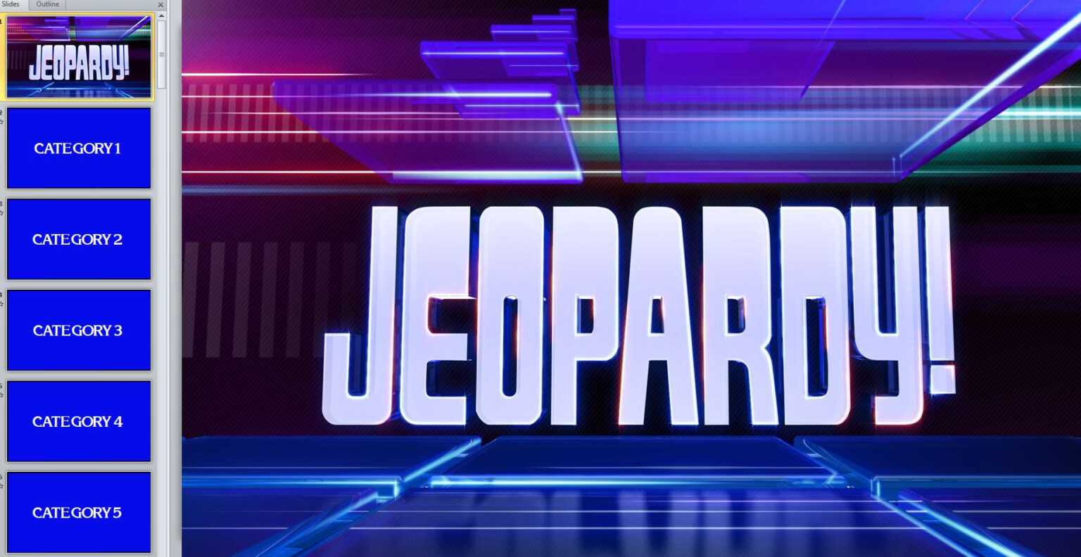 Создание игры jeopardy в powerpoint