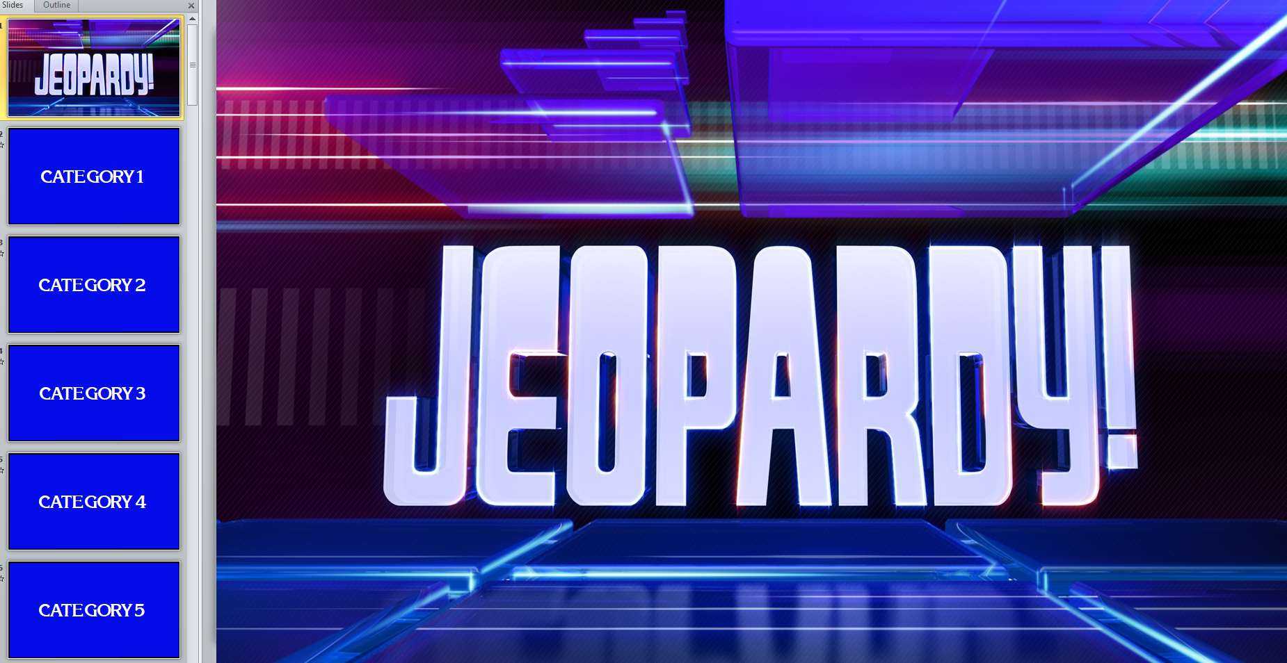 Jeopardy Ppt Template With Sound - Milas.westernscandinavia With Regard To Jeopardy Powerpoint Template With Sound