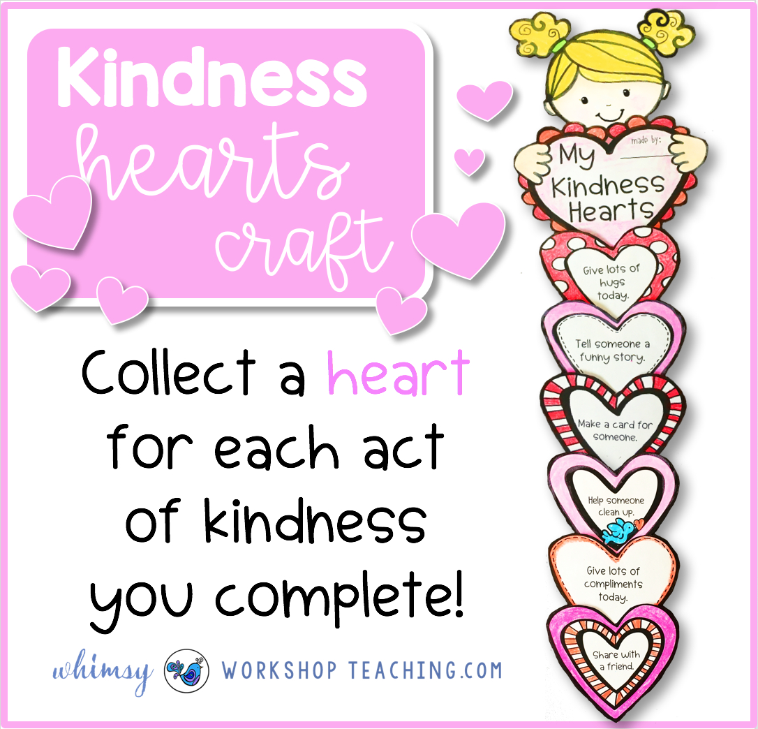 Kindness In The Classroom – Whimsy Workshop Teaching Throughout Random Acts Of Kindness Cards Templates