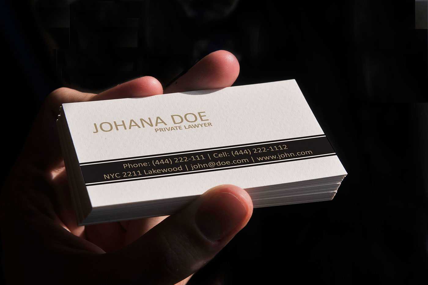 Lawyer Business Card Vector Template On Behance Pertaining To Advocare Business Card Template