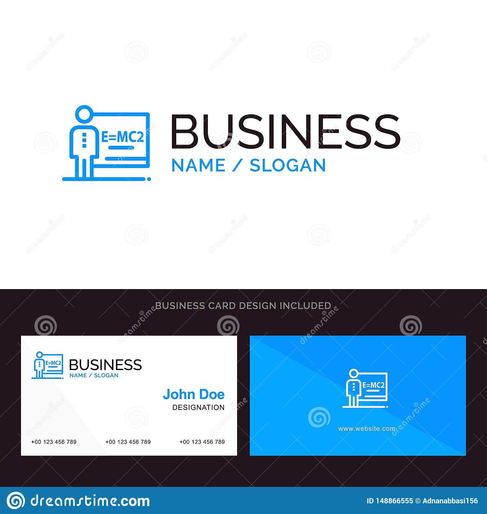 Logo And Business Card Template For Classroom, Class Throughout Teacher Id Card Template