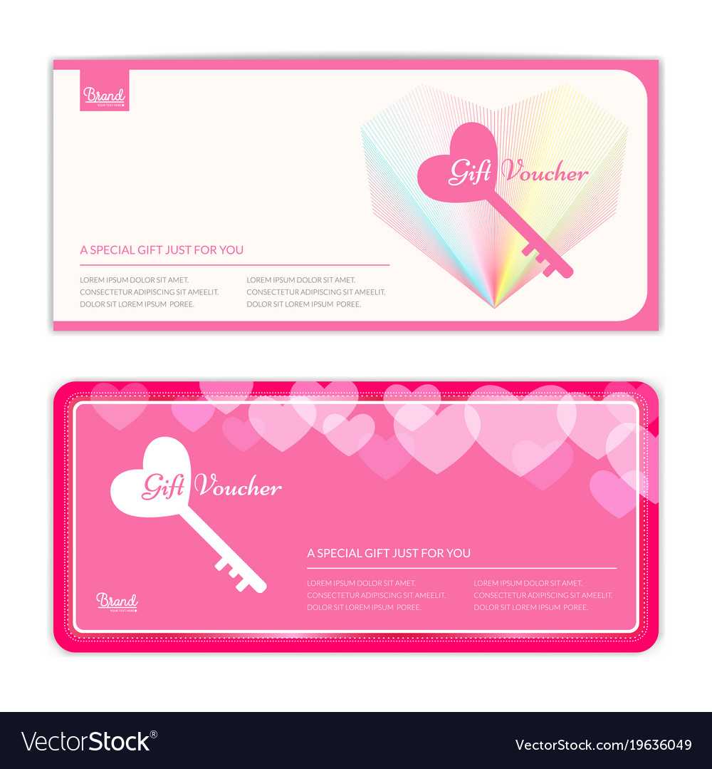 Love And Sweet Theme Gift Certificate Voucher In Love Certificate Templates