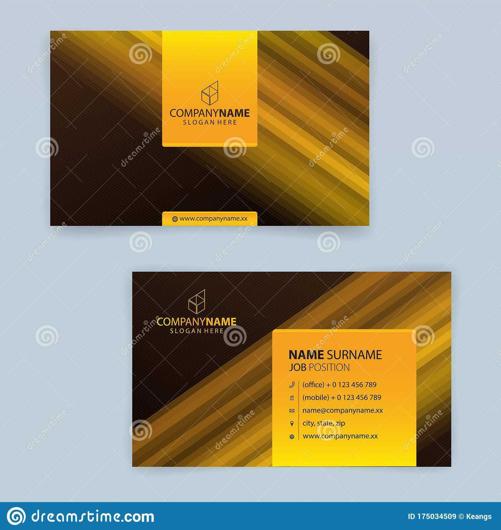 Luxury Gold Business Card Template Stock Illustration In Office Max Business Card Template