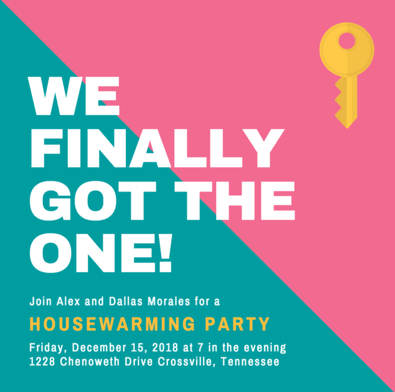 Housewarming Party Invitation Card Design. Stock Pertaining To Free