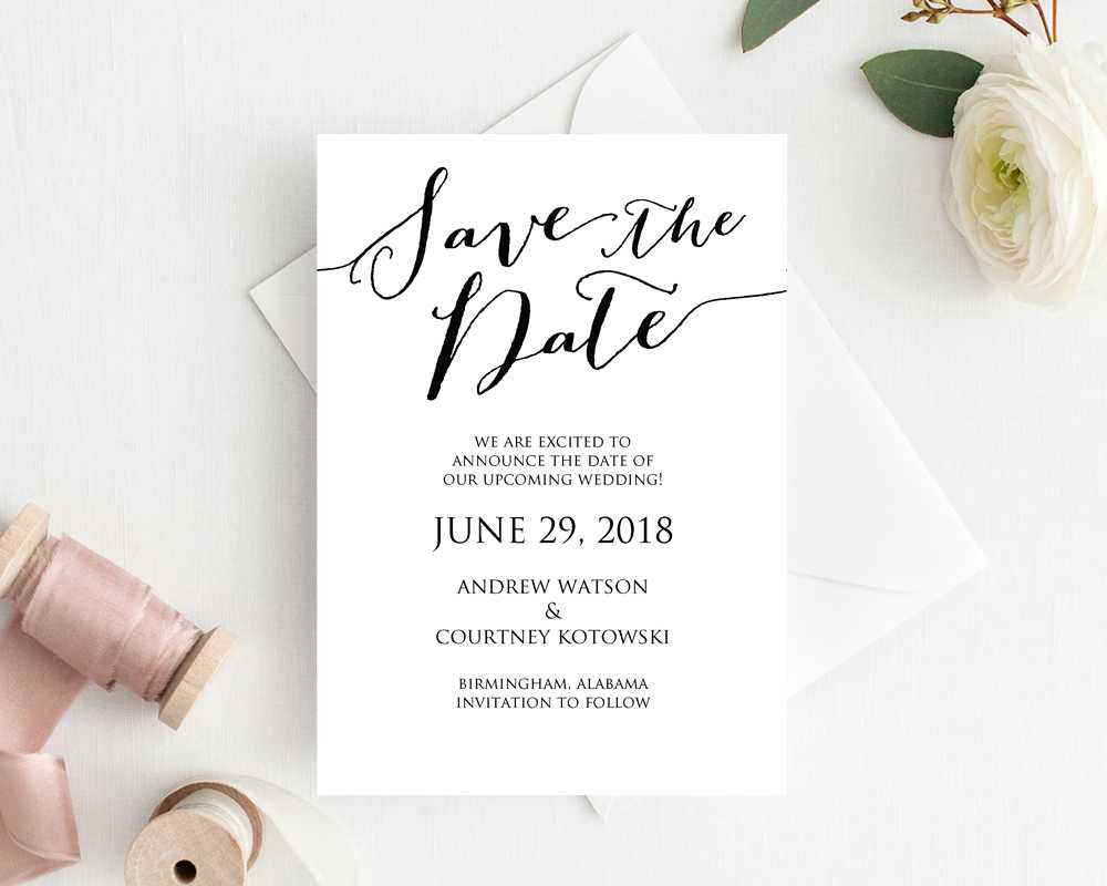 Make Your Own Save The Date Postcards – Milas Pertaining To Save The Date Cards Templates