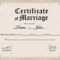 Marriage Certificate Design – Kaser.vtngcf With Blank Marriage Certificate Template