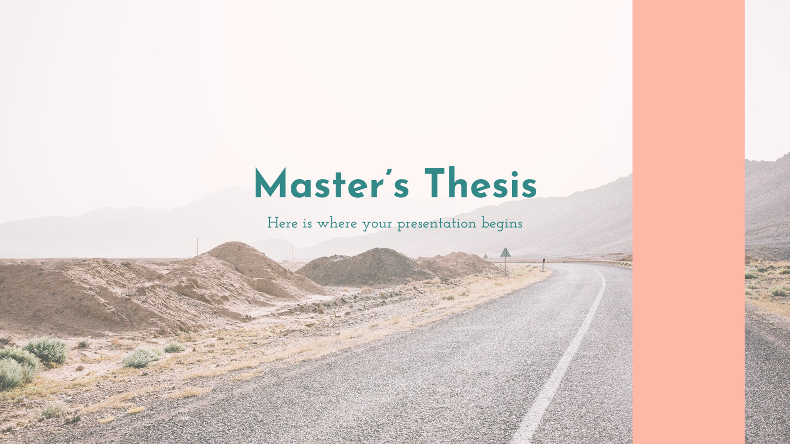 Master's Thesis Theme For Google Slides And Powerpoint With Powerpoint Templates For Thesis Defense