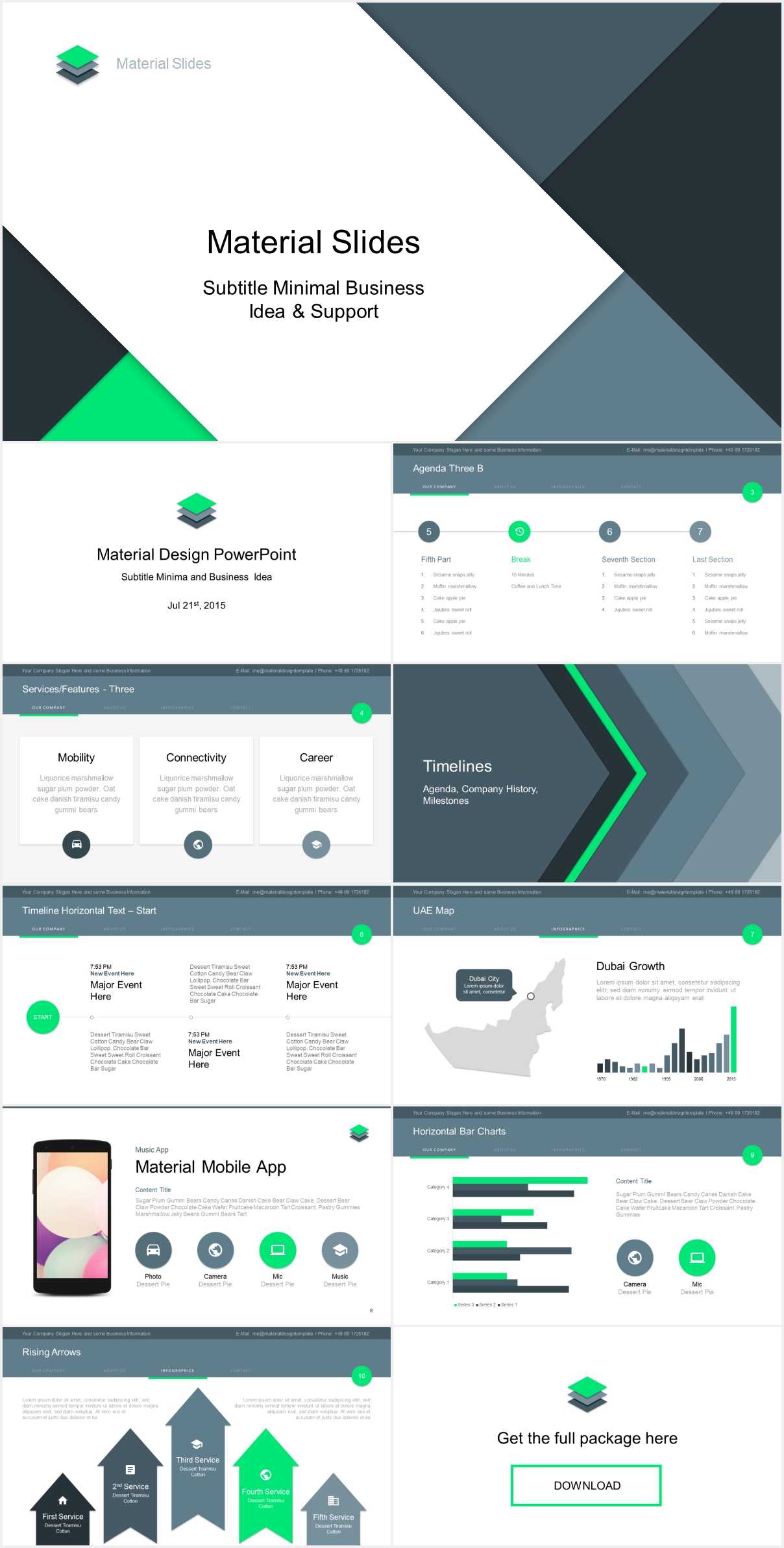 Material Design Powerpoint Template – Milas Inside How To Design A Powerpoint Template