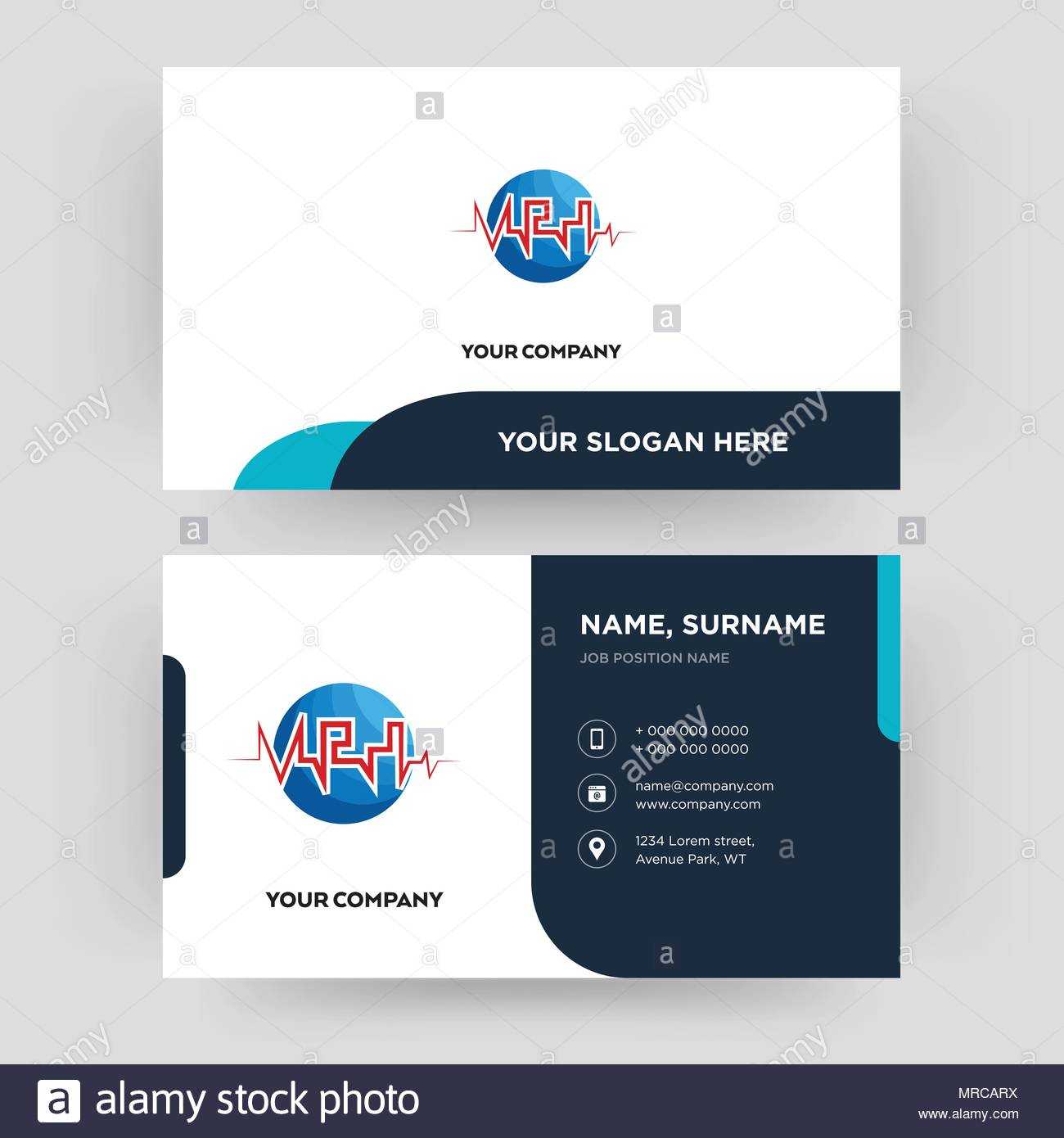 Med, Business Card Design Template, Visiting For Your Intended For Med Card Template