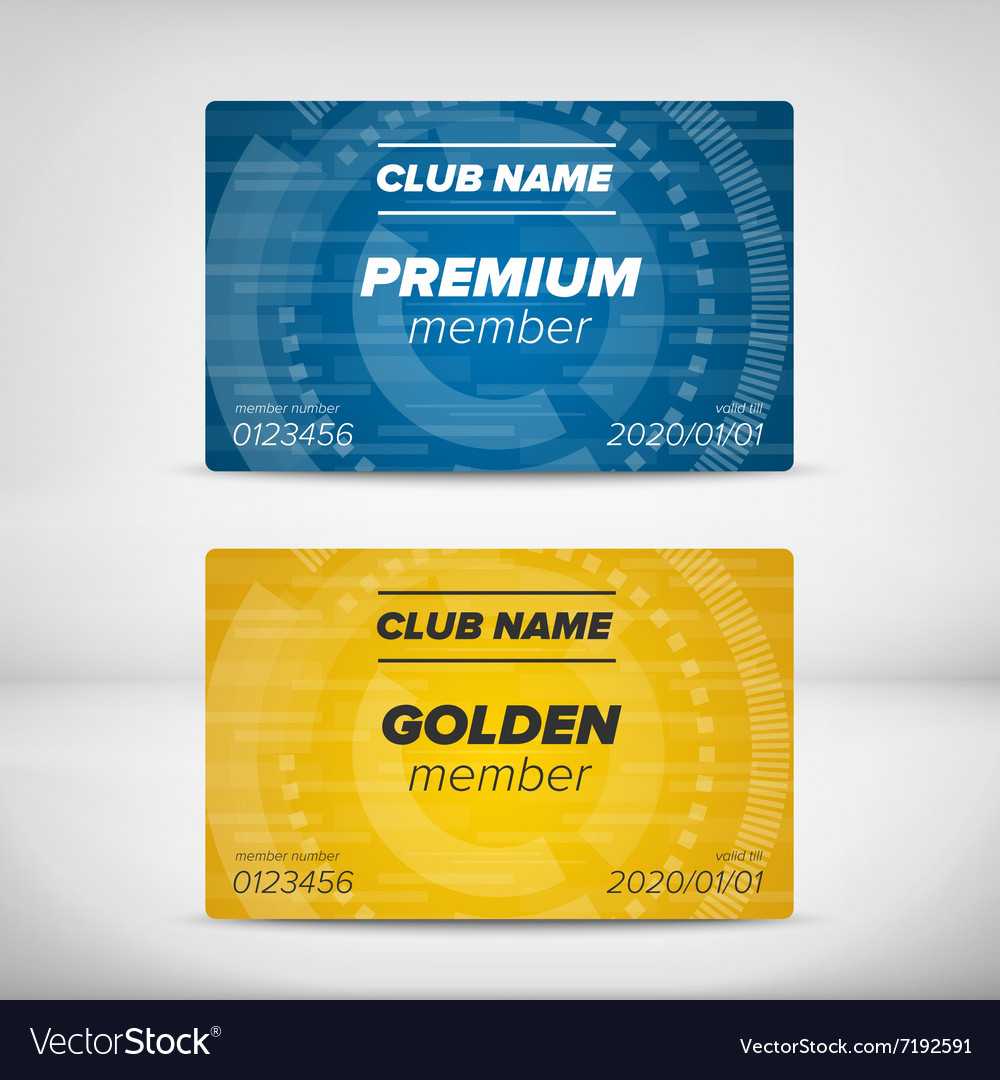 Member Card Templates Intended For Membership Card Template Free