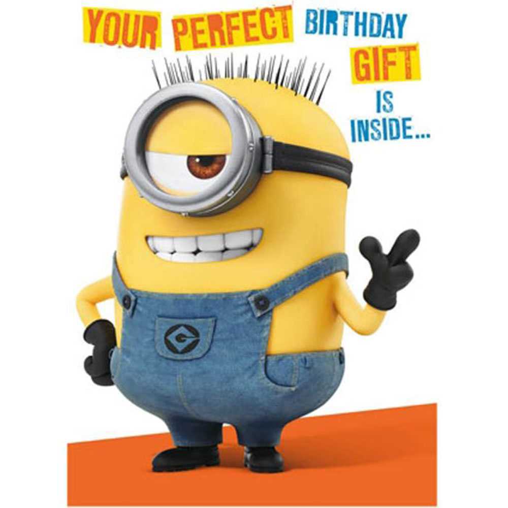 Minion Happy Birthday Cards – Milas.westernscandinavia For Minion Card Template