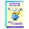 Minions Birthday Card Hearts Themed Invitation – Johnred Pertaining To Minion Card Template