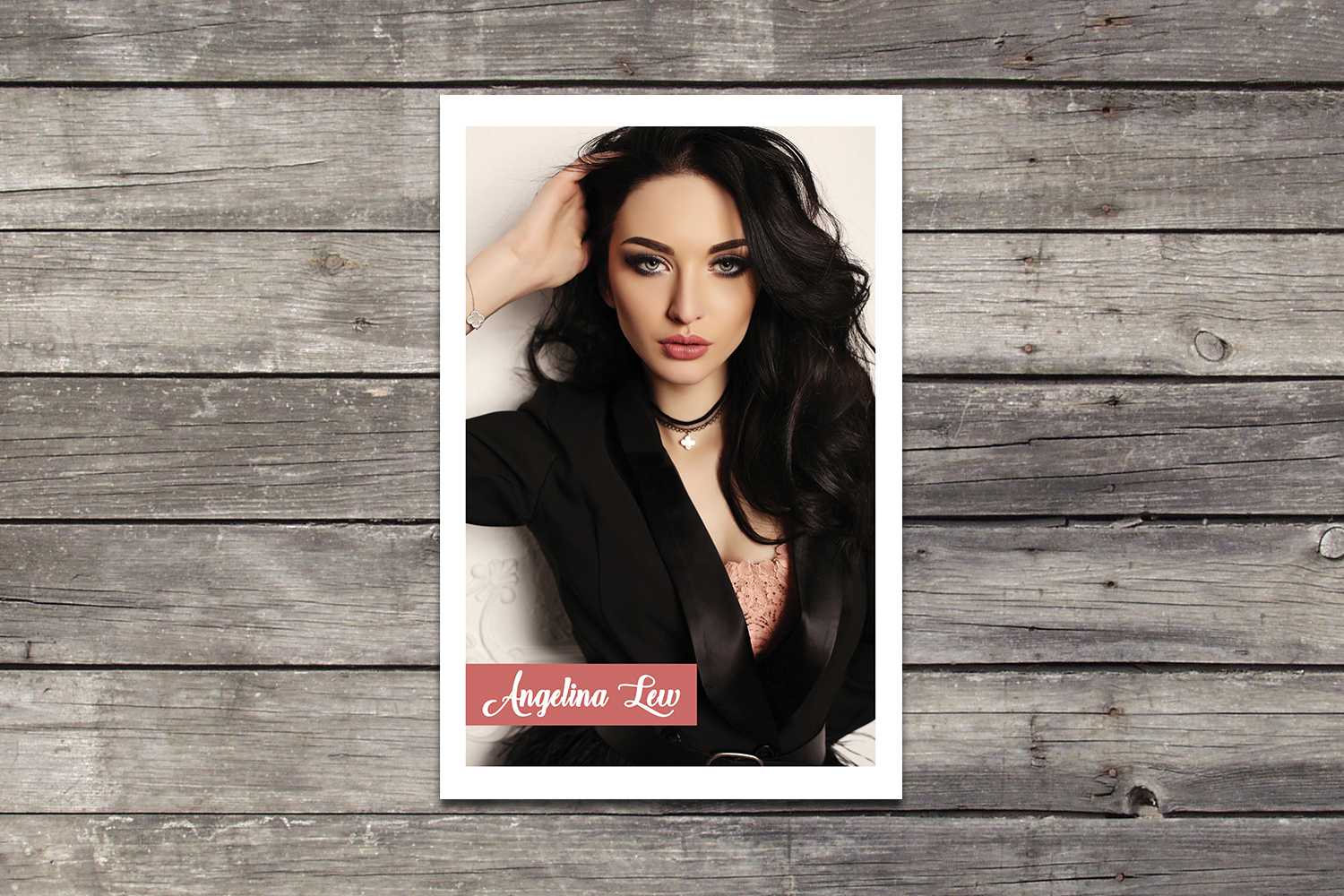 Modeling Comp Card Template, Ms Word & Photoshop Template Inside Zed Card Template