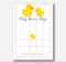 Modern Baby Shower Bingo Rubber Ducky Game Duck Card B 02 Inside Bingo Card Template Word