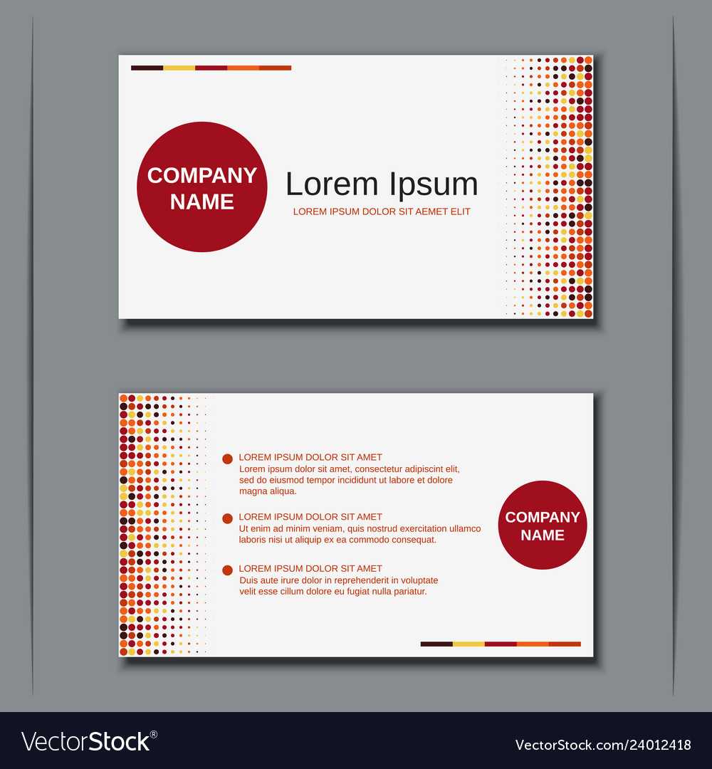Modern Business Visiting Card Template Pertaining To Template For Calling Card