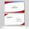 Modern Creative Business Card And Name Card,horizontal With Place Card Size Template