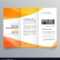Modern Orange Trifold Brochure Template In Wave Pertaining To Brochure Templates Adobe Illustrator