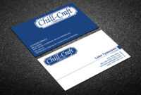 Modern, Professional, Hvac Business Card Design For Chill within Hvac Business Card Template