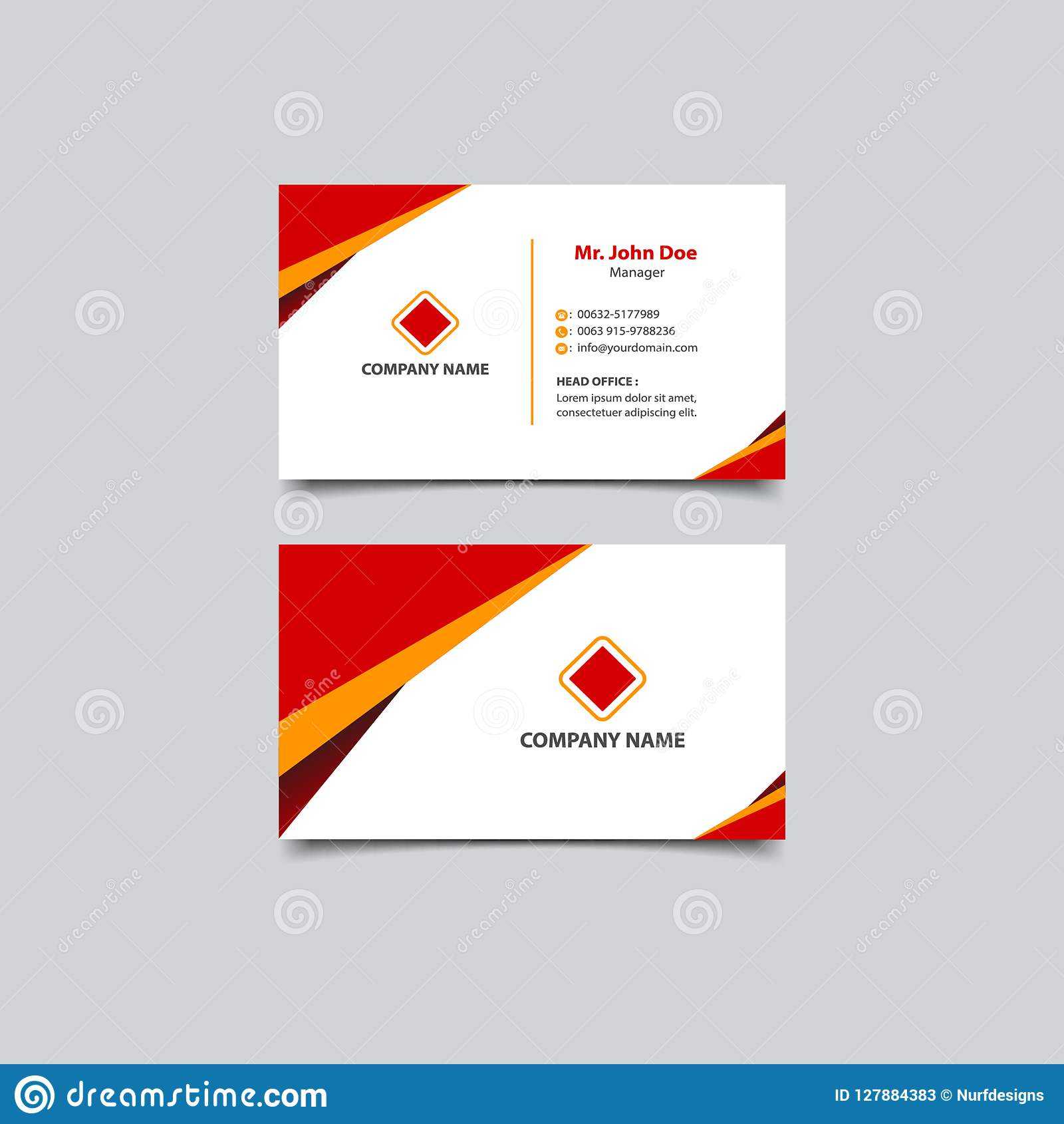 Modern Simple Business Card Design – Yaser.vtngcf With Regard To Hvac Business Card Template