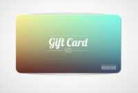 Modern Simple Gift Card Template in Gift Card Template Illustrator