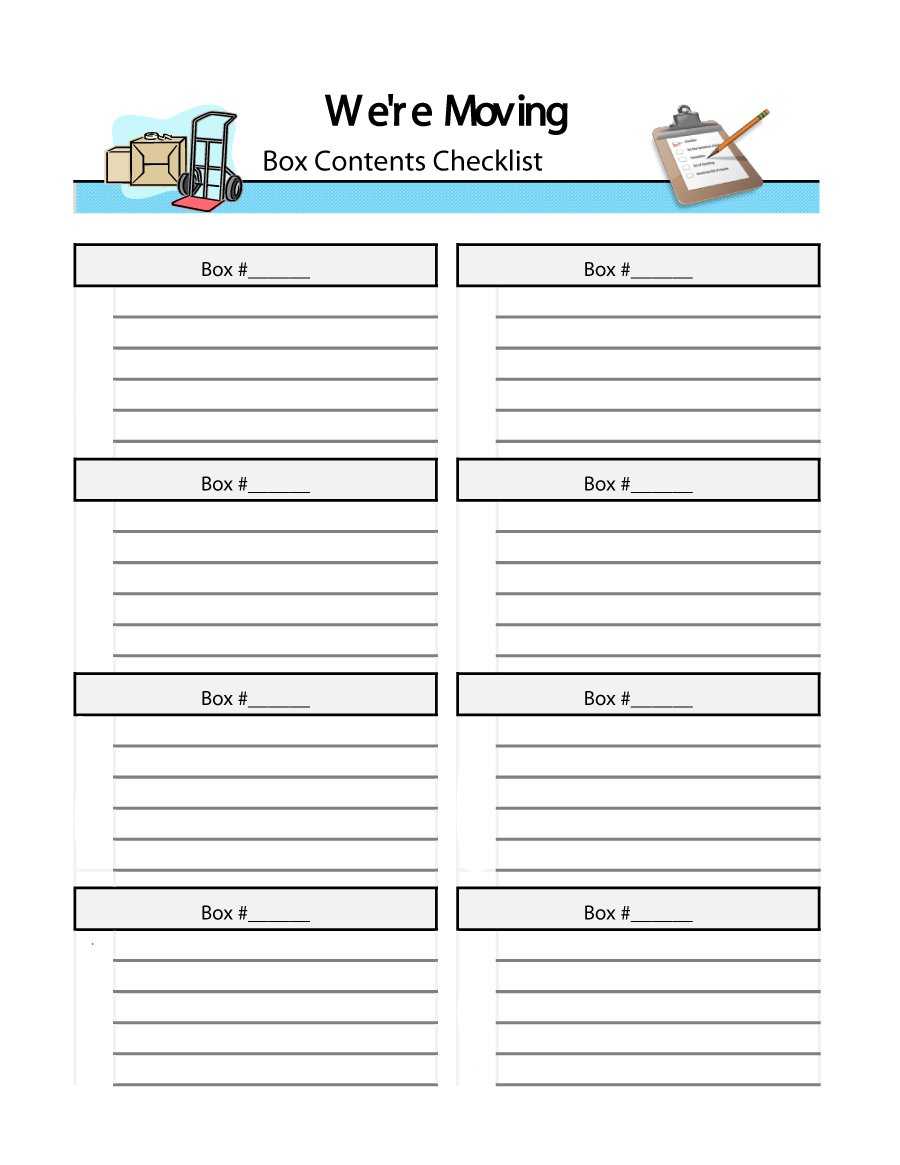 Moving Checklist Readsheet Home Template House Excel Office With Regard To Free Moving House Cards Templates