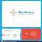 Networking Logo Design With Tagline & Front And Back For Networking Card Template