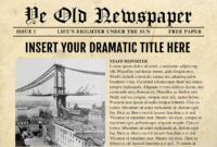 Newspaper Template For Powerpoint - Milas.westernscandinavia within Newspaper Template For Powerpoint