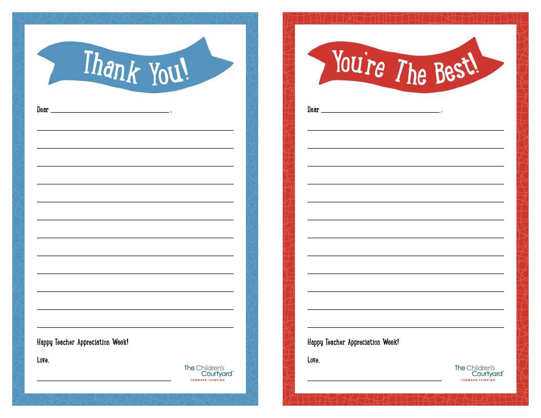 Notes From The Teacher Template – Milas.westernscandinavia In Thank You Card For Teacher Template