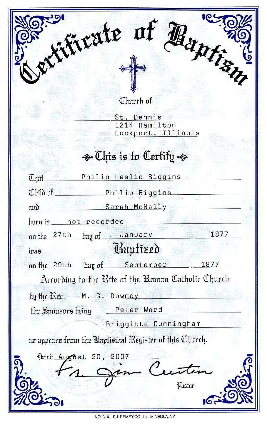 Online Baptism Certificate – Milas.westernscandinavia Regarding Baptism Certificate Template Download