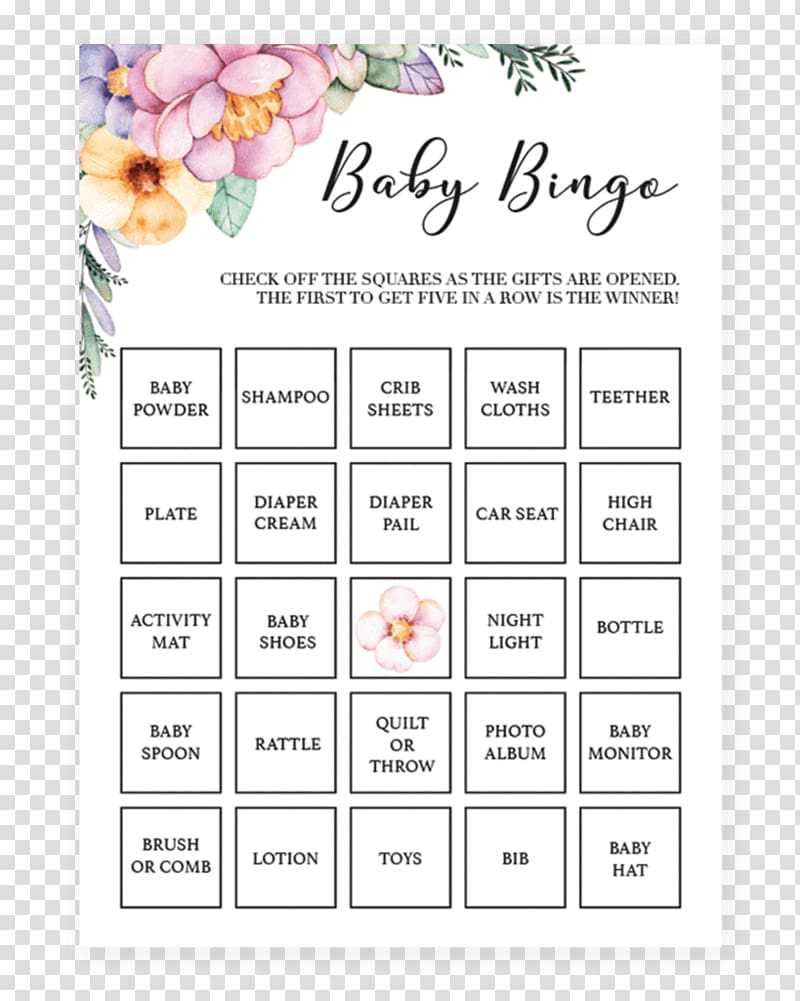 Oriental Trading Company Baby Shower Word Scramble Game Intended For Blank Bingo Card Template Microsoft Word