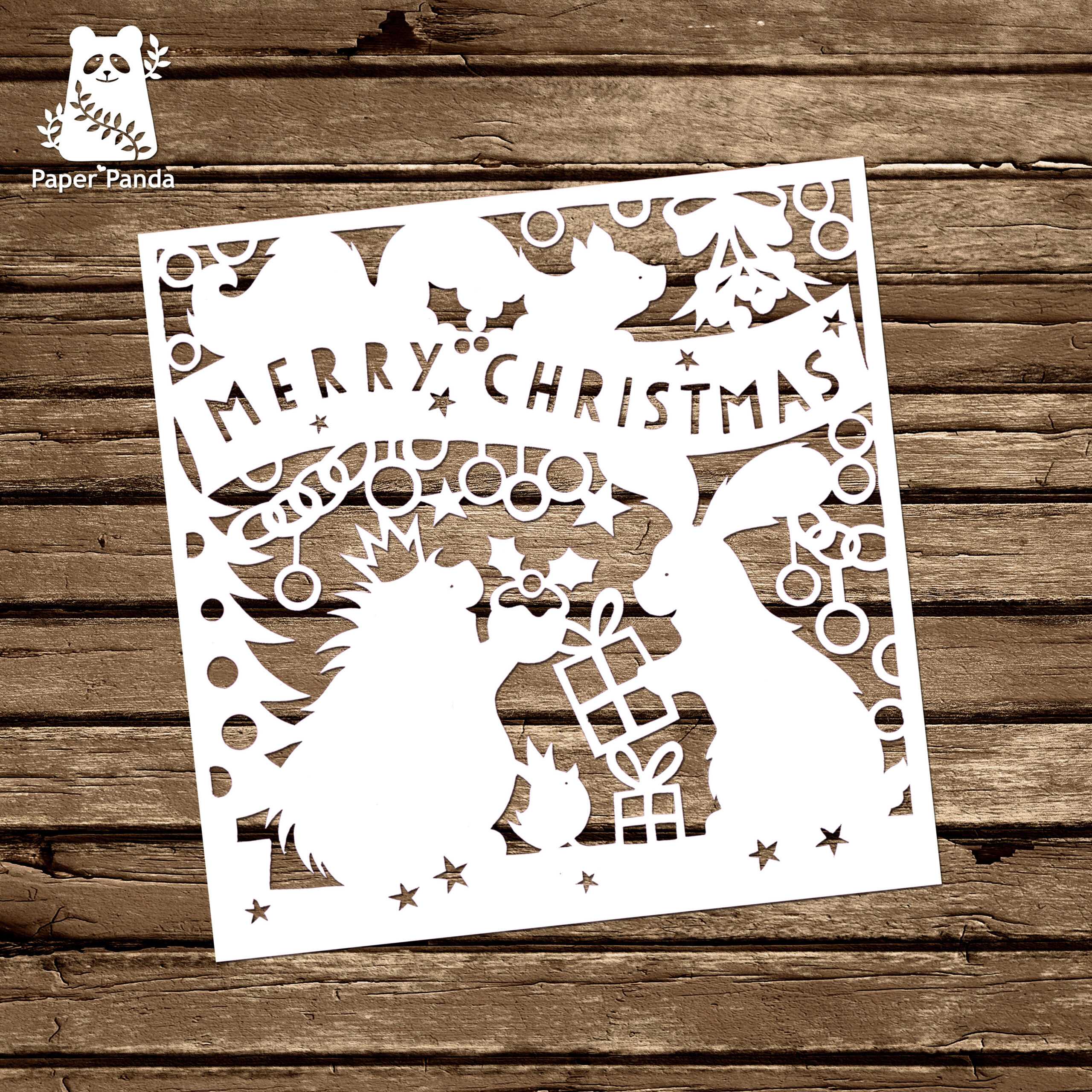 Paper Cut Card Templates – Milas.westernscandinavia With Diy Christmas Card Templates