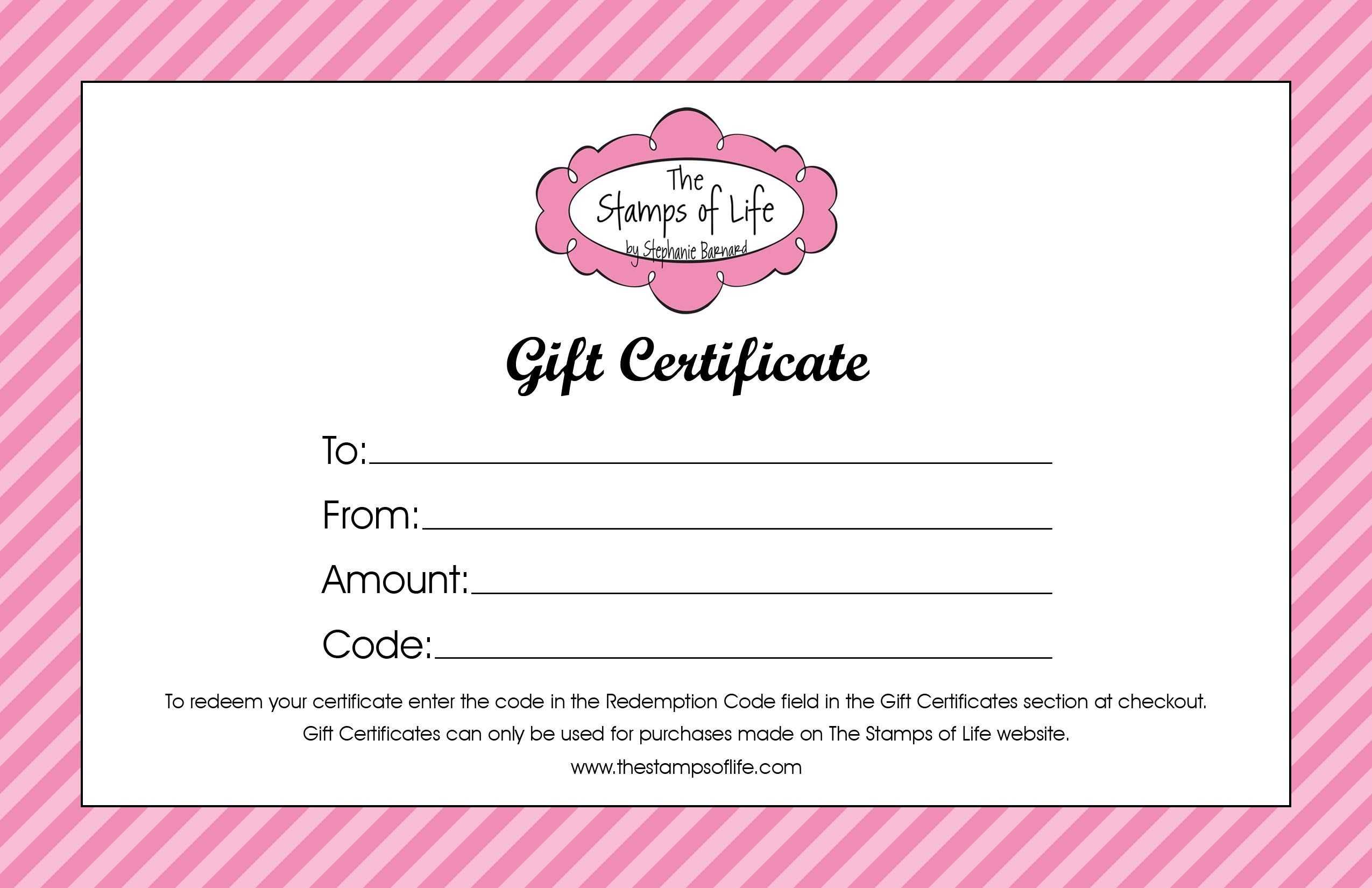 Pedicure Gift Card Template