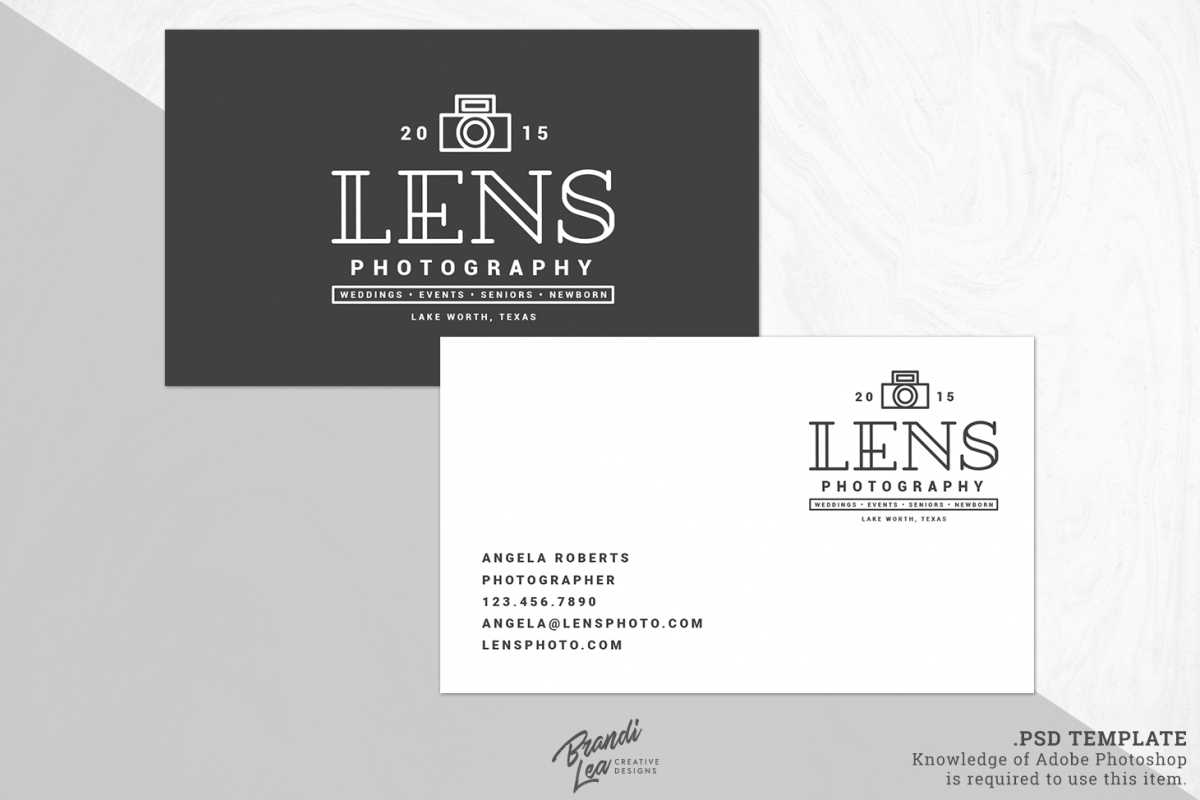 Photography Business Card Template Pertaining To Photography Business Card Template Photoshop