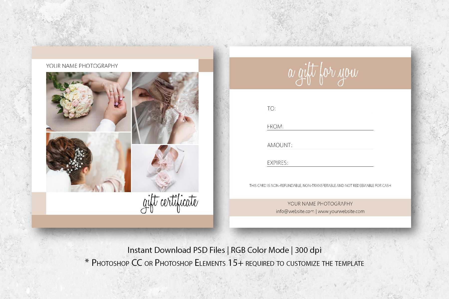 Photography Gift Certificates – Milas.westernscandinavia Inside Photoshoot Gift Certificate Template