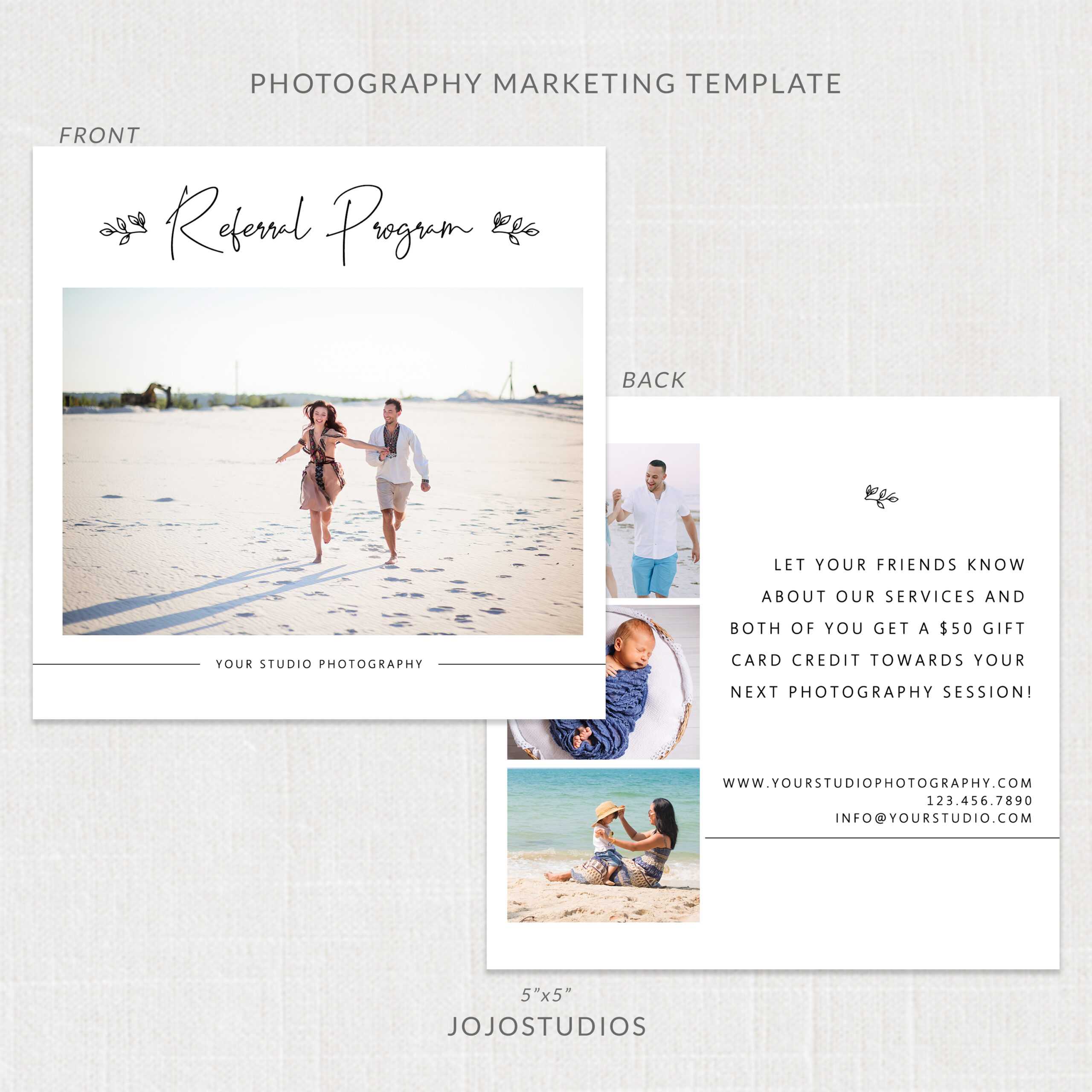Photography Referral Card Template – M265 Pertaining To Photography Referral Card Templates