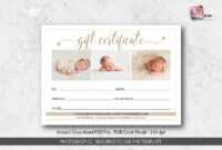 Photography Studio Gift Certificate Template intended for Gift Certificate Template Photoshop