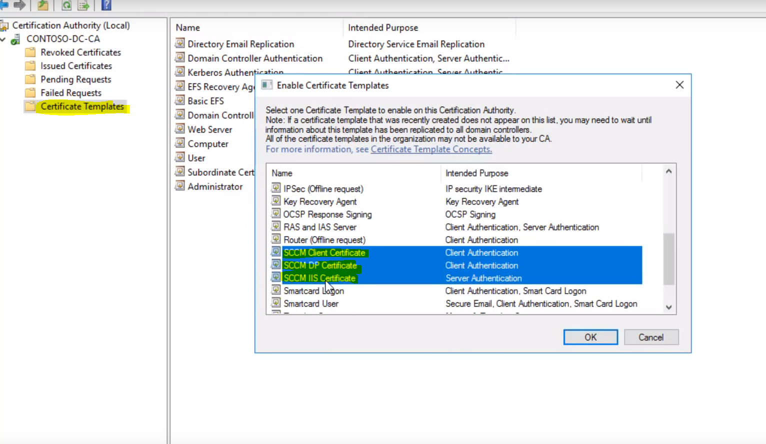 Pki Certificate Requirement For Sccm – Hashmat It Nerd Inside Workstation Authentication Certificate Template